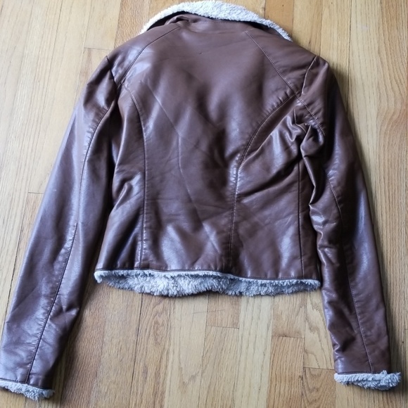 small Guess faux leather/fur jacket - Picture 3 of 5